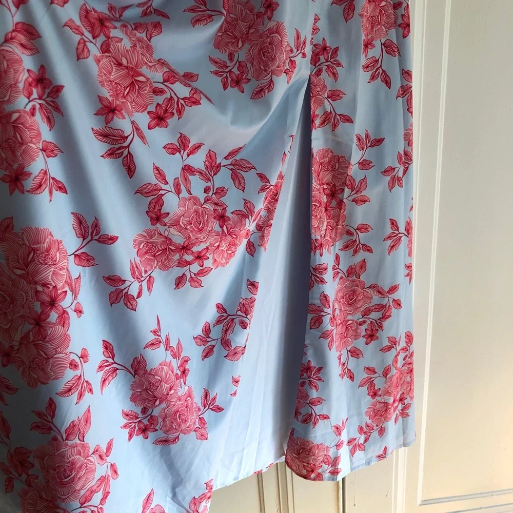 NWT Vici Change Of Heart Satin Floral Maxi Dress - Picture 8 of 13